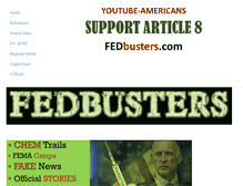 Tablet Screenshot of fedbusters.com